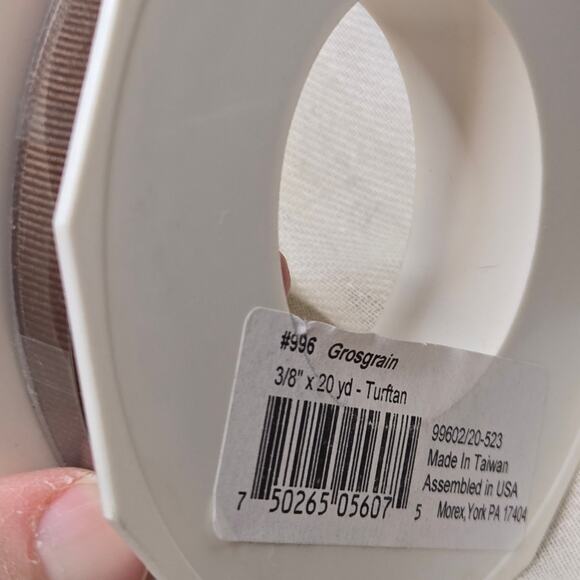 NWT 5 Spools Assorted Ribbon Leopard, Noah's Ark, Brown, Tan Grosgrain, Satin - Picture 7 of 8